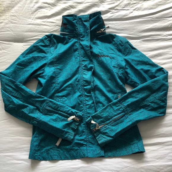 teal bench jacket - Picture 2 of 3